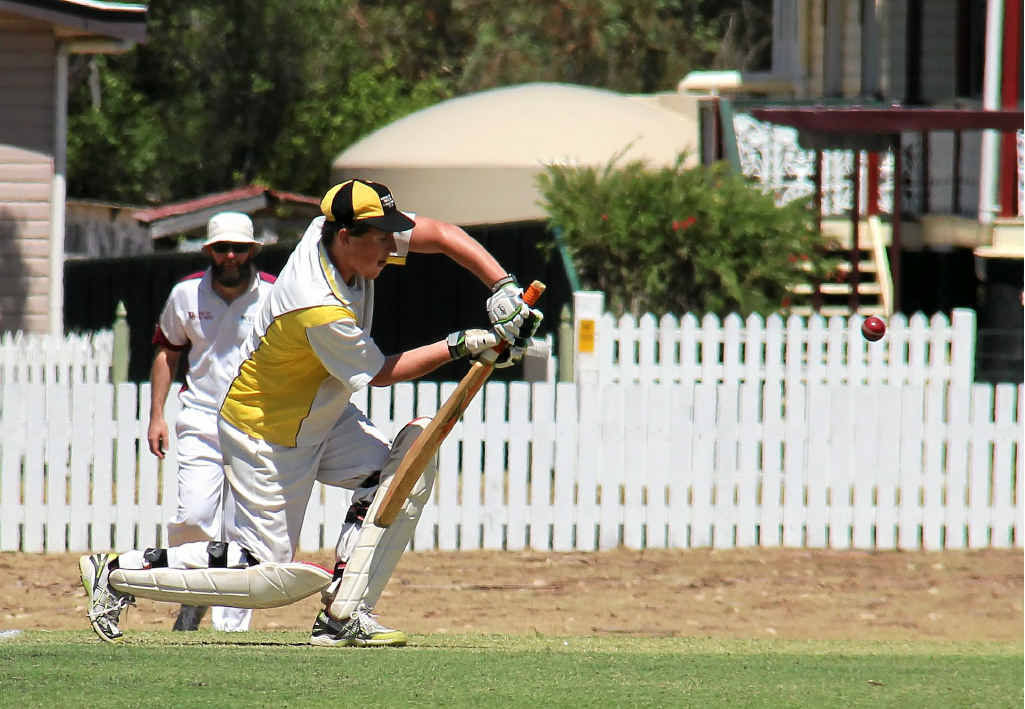 TOP RUN RATE: Diggers batsman Jamie Saunders was the team’s top scorer on Saturday, scoring 56 against Wheatvale.
